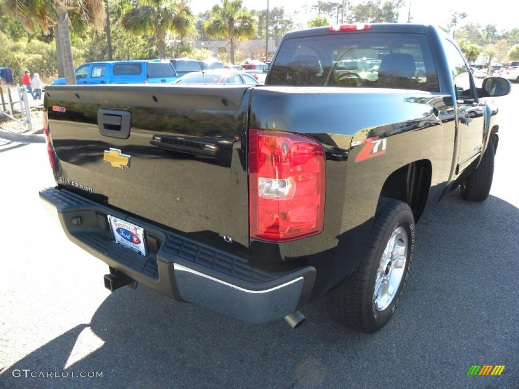 2009 Silverado 1500 LT Regular Cab - Black / Ebony photo #9