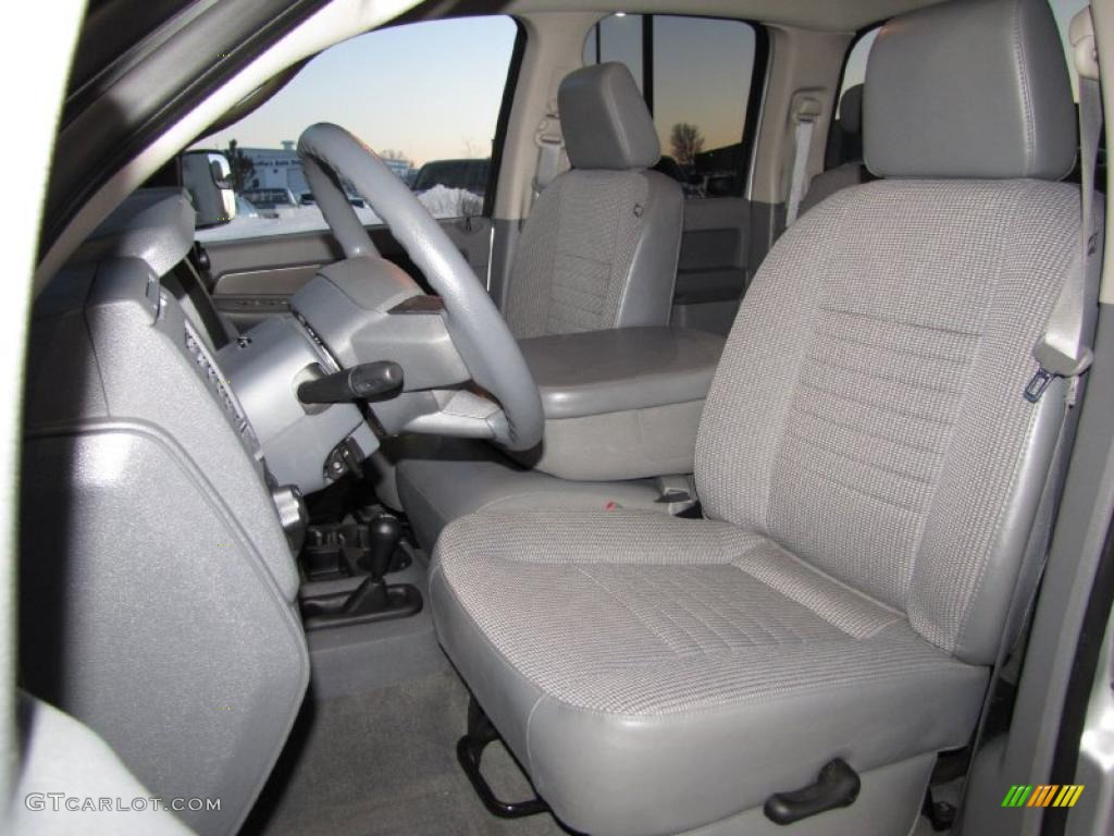 2008 Ram 2500 SXT Quad Cab 4x4 - Bright Silver Metallic / Medium Slate Gray photo #4