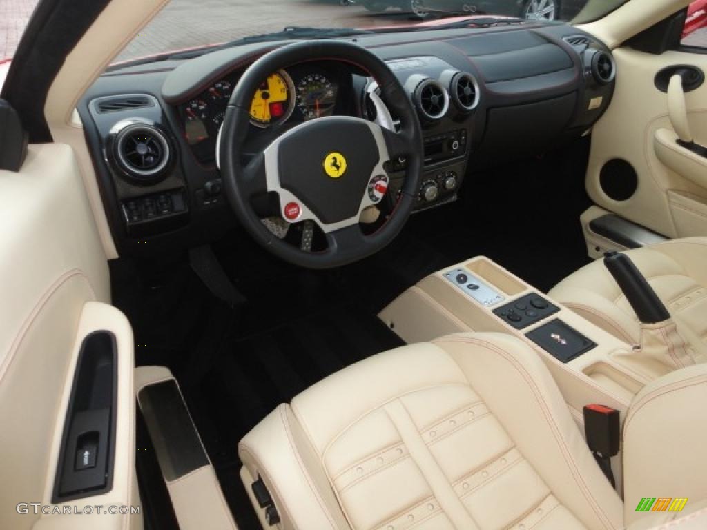 Beige (Tan) Interior 2007 Ferrari F430 Coupe F1 Photo #42328582