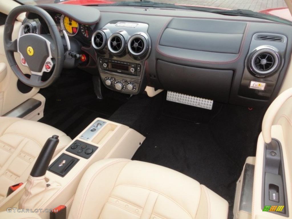2007 Ferrari F430 Coupe F1 Beige (Tan) Dashboard Photo #42328772