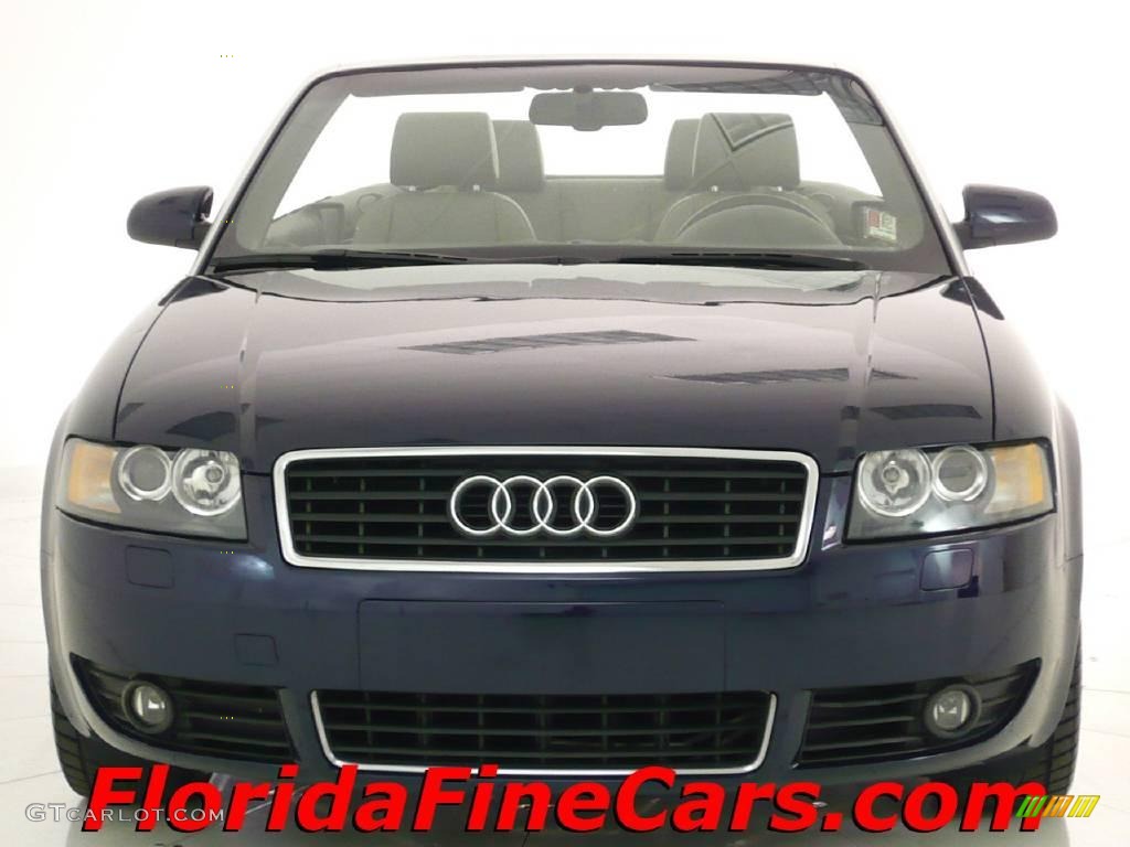 2006 A4 1.8T Cabriolet - Moro Blue Pearl Effect / Platinum photo #5