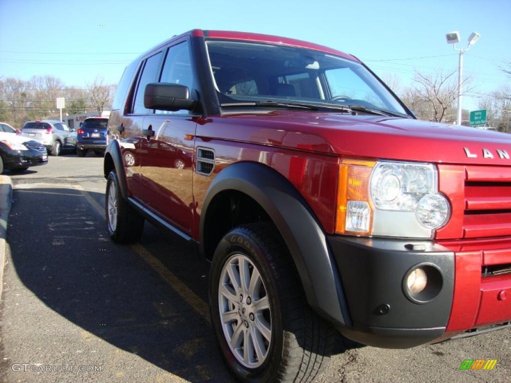 2008 LR3 V8 SE - Rimini Red Metallic / Ebony Black photo #7