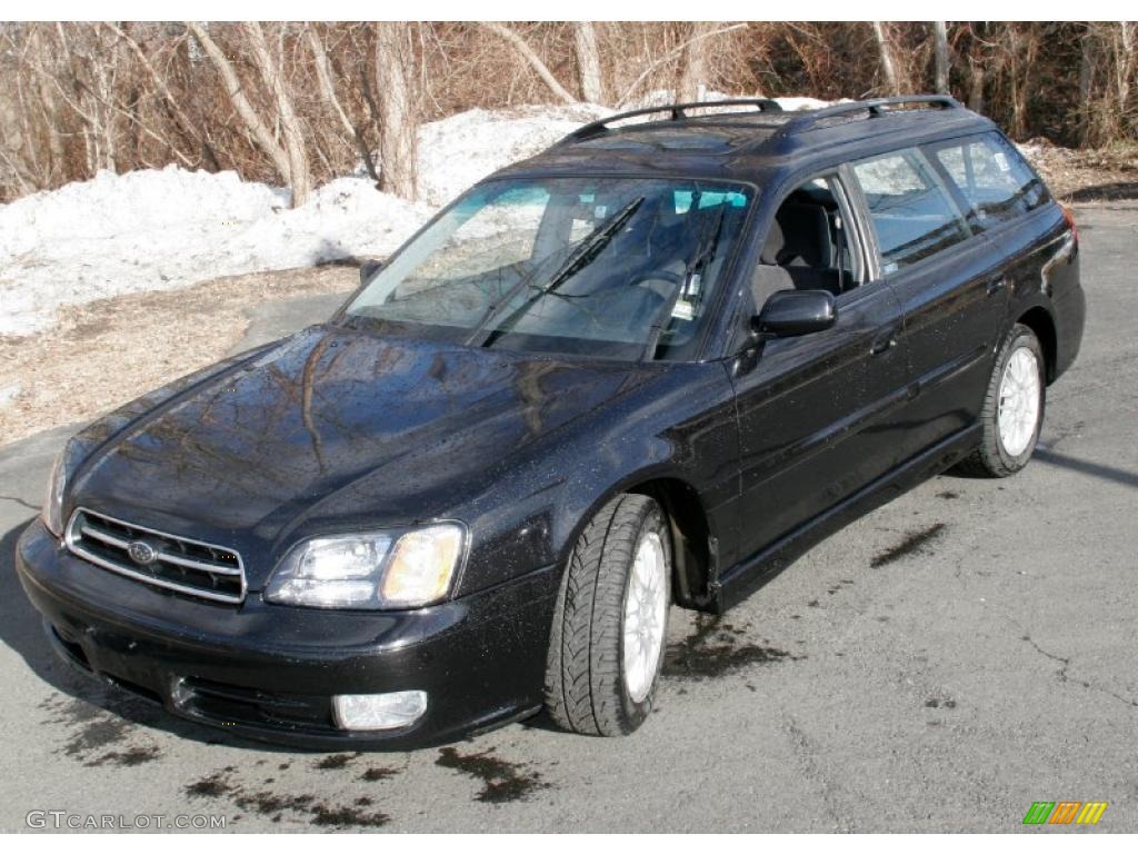 2000 Legacy GT Wagon - Black Granite Pearl / Gray photo #1