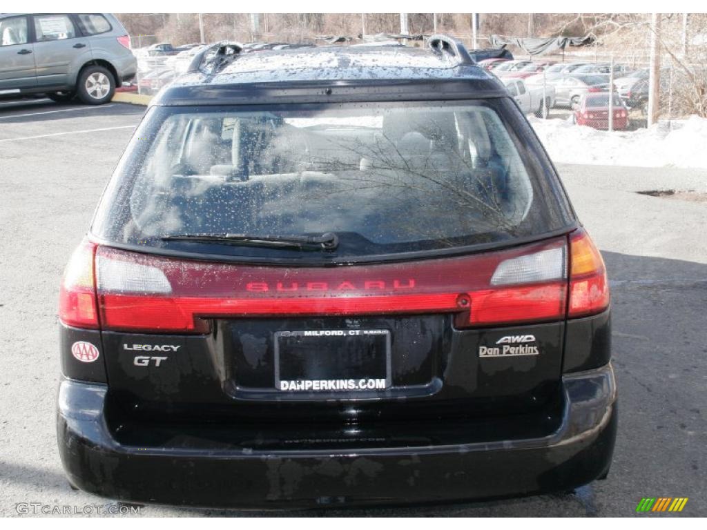 2000 Legacy GT Wagon - Black Granite Pearl / Gray photo #6