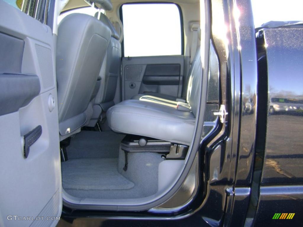 2007 Ram 1500 Laramie Quad Cab 4x4 - Brilliant Black Crystal Pearl / Medium Slate Gray photo #12