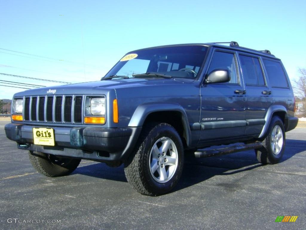 1999 Cherokee SE 4x4 - Gunmetal Pearl / Agate photo #3