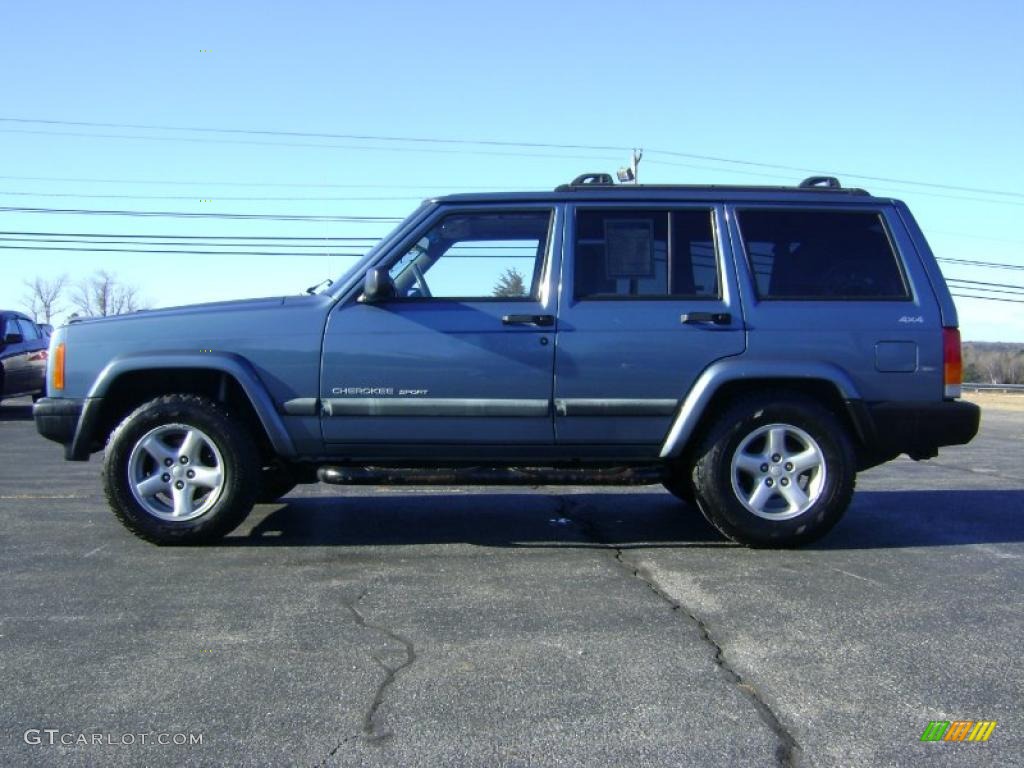 1999 Cherokee SE 4x4 - Gunmetal Pearl / Agate photo #4