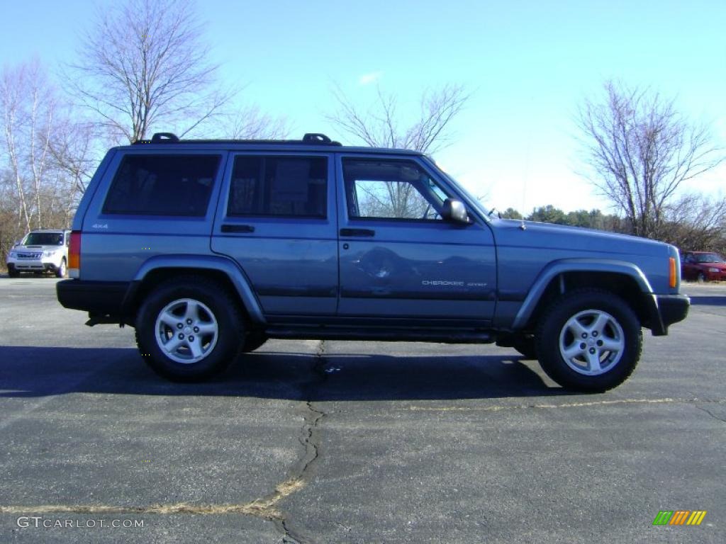 1999 Cherokee SE 4x4 - Gunmetal Pearl / Agate photo #8