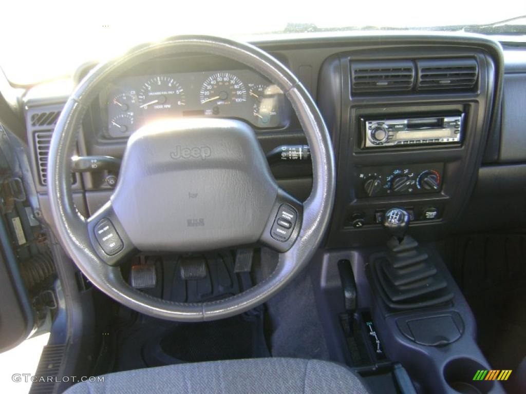 1999 Cherokee SE 4x4 - Gunmetal Pearl / Agate photo #13