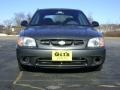 2002 Charcoal Gray Hyundai Accent GS Coupe  photo #2