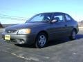 2002 Charcoal Gray Hyundai Accent GS Coupe  photo #3