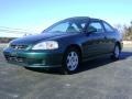 Clover Green Pearl - Civic EX Coupe Photo No. 3