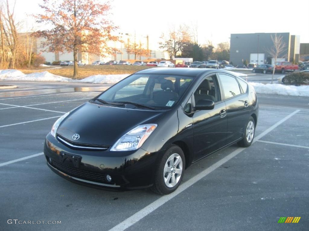 2008 Prius Hybrid - Black / Gray photo #1