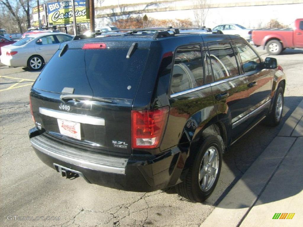 2006 Grand Cherokee Overland 4x4 - Black / Medium Slate Gray photo #5