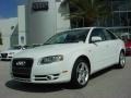 2007 Ibis White Audi A4 2.0T Sedan  photo #1