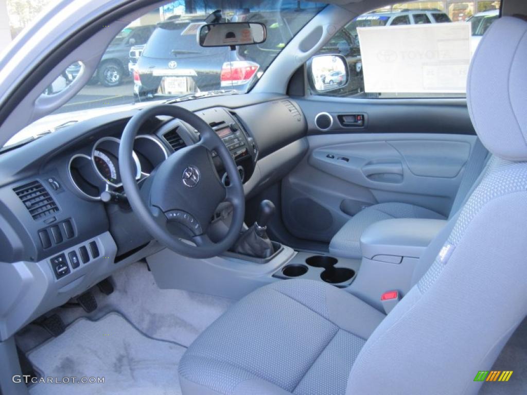 Graphite Gray Interior 2011 Toyota Tacoma Access Cab Photo #42336883