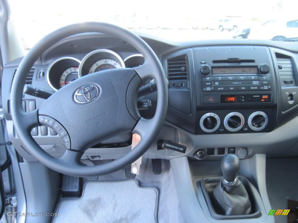 2011 Toyota Tacoma Access Cab Graphite Gray Dashboard Photo #42336923