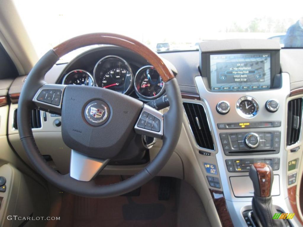 2011 Cadillac CTS 3.6 Sedan Cashmere/Cocoa Dashboard Photo #42337559