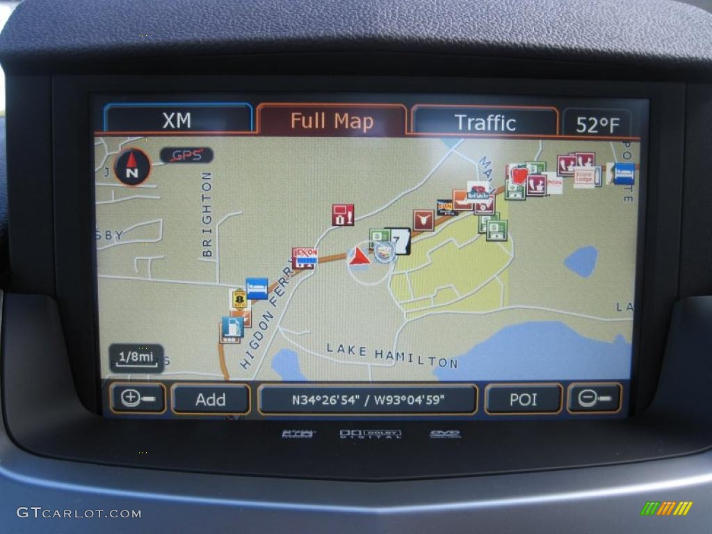 2011 Cadillac CTS 3.6 Sedan Navigation Photo #42337652