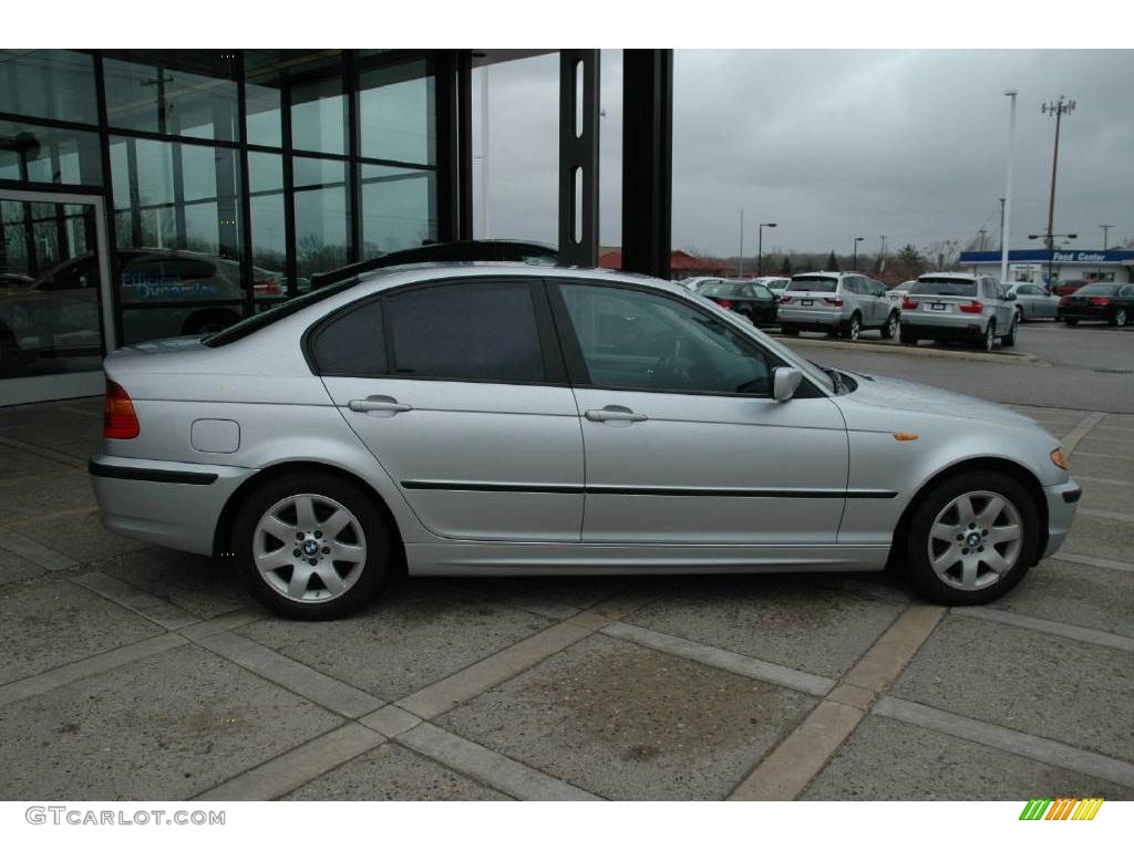 2003 3 Series 325i Sedan - Titanium Silver Metallic / Grey photo #8