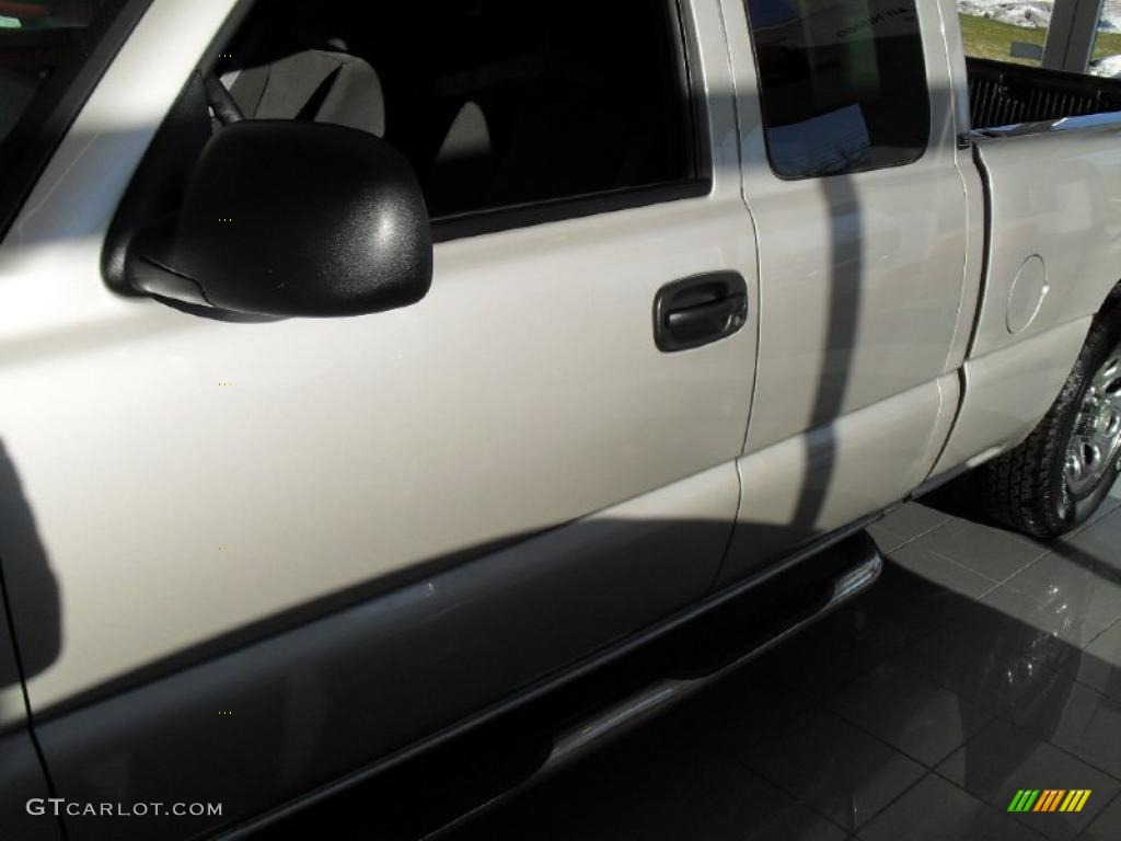 2006 Silverado 1500 LS Extended Cab - Silver Birch Metallic / Dark Charcoal photo #3