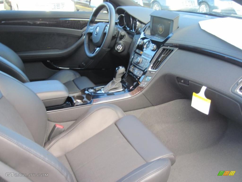 Ebony Interior 2011 Cadillac CTS -V Coupe Photo #42338268