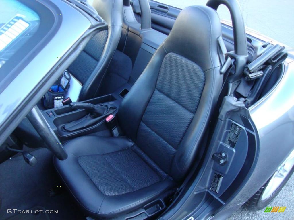Black Interior 2000 BMW Z3 2.3 Roadster Photo #42338380