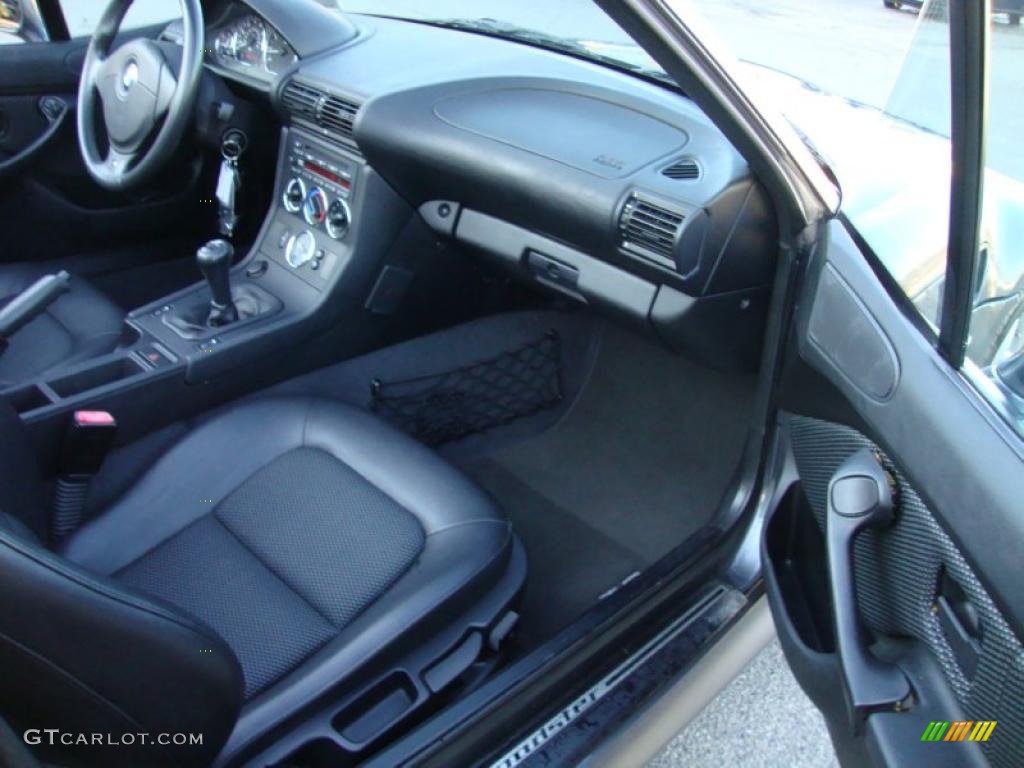 Black Interior 2000 BMW Z3 2.3 Roadster Photo #42338392