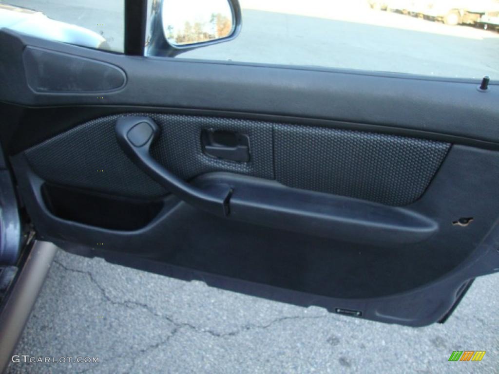 2000 BMW Z3 2.3 Roadster Black Door Panel Photo #42338444