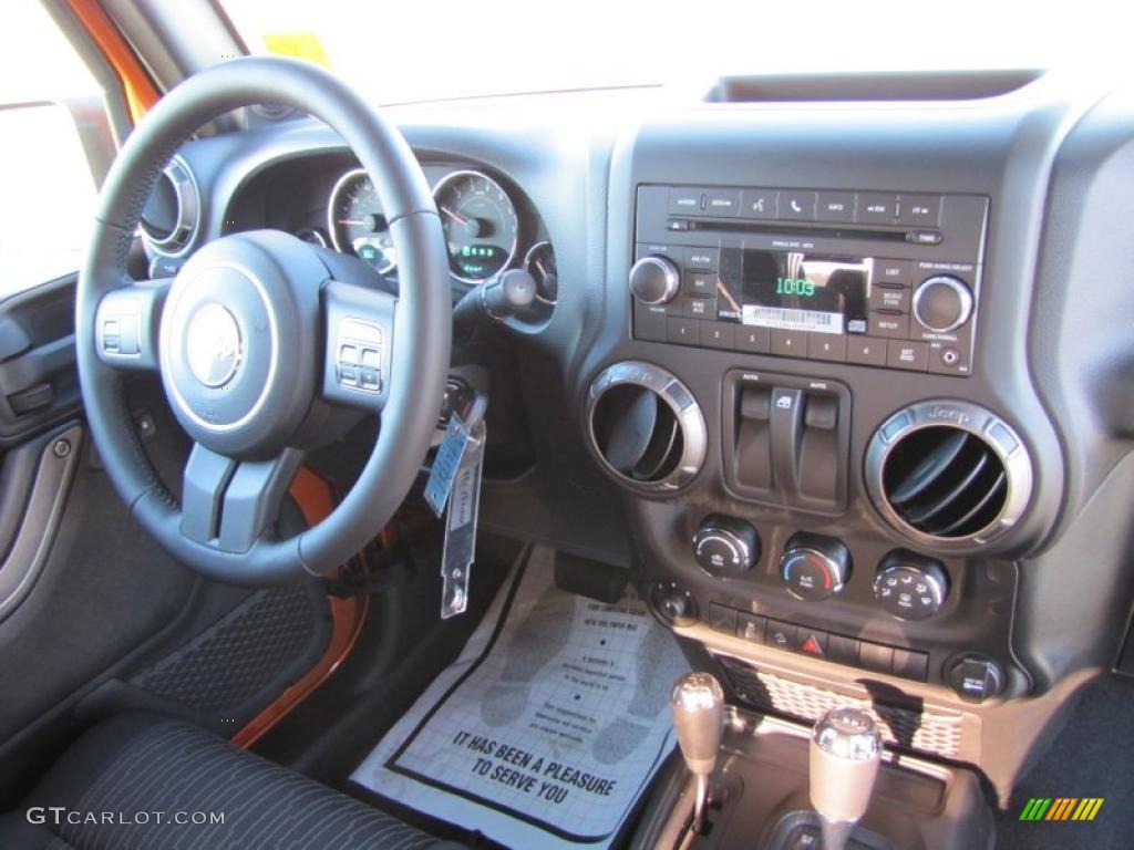 2011 Jeep Wrangler Sport S 4x4 Controls Photo #42338856