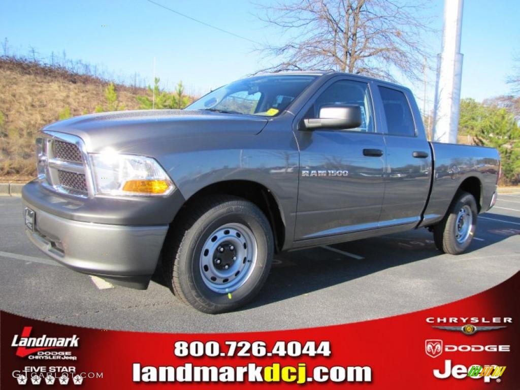 2011 Ram 1500 ST Quad Cab - Mineral Gray Metallic / Dark Slate Gray/Medium Graystone photo #1