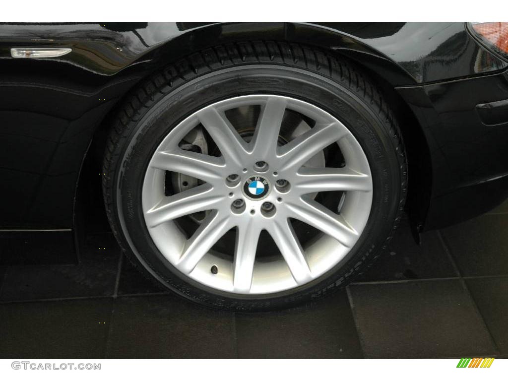2006 7 Series 750i Sedan - Black Sapphire Metallic / Black Nasca Leather photo #6