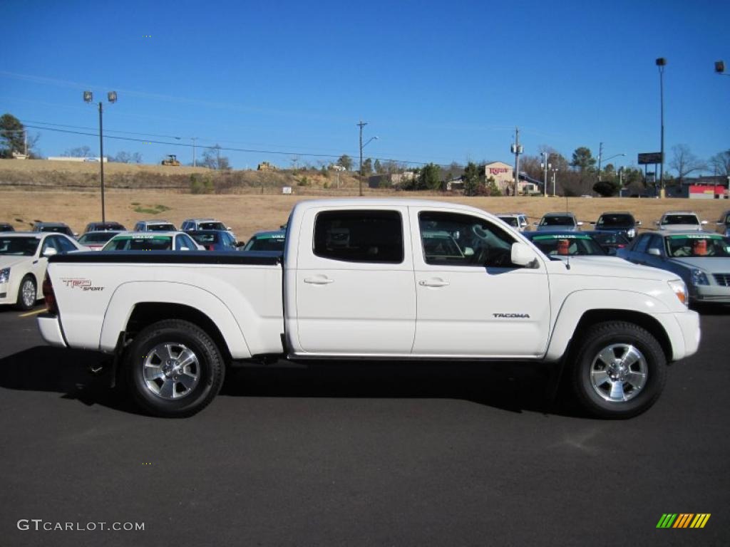 Super White 2007 Toyota Tacoma V6 TRD Double Cab 4x4 Exterior Photo #42339384