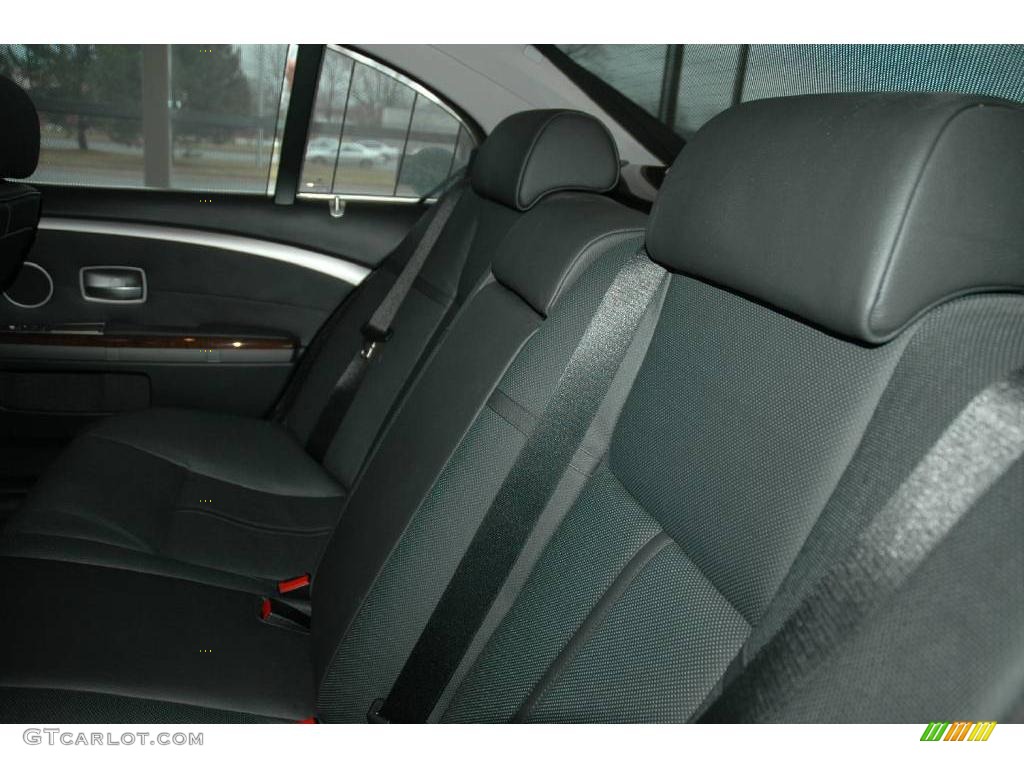 2006 7 Series 750i Sedan - Black Sapphire Metallic / Black Nasca Leather photo #13