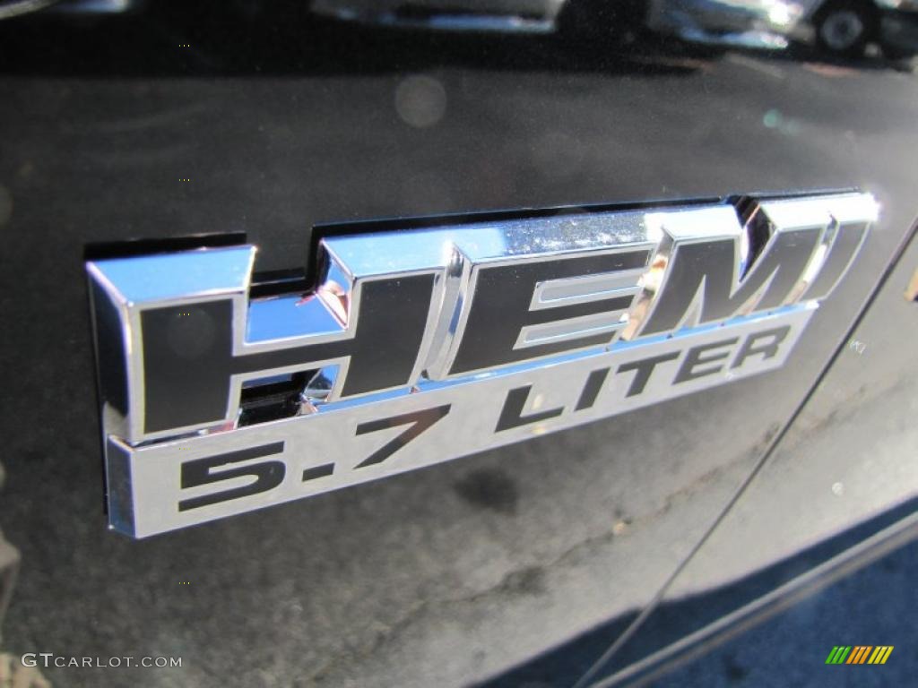 2011 Ram 1500 Sport Crew Cab - Brilliant Black Crystal Pearl / Dark Slate Gray photo #6