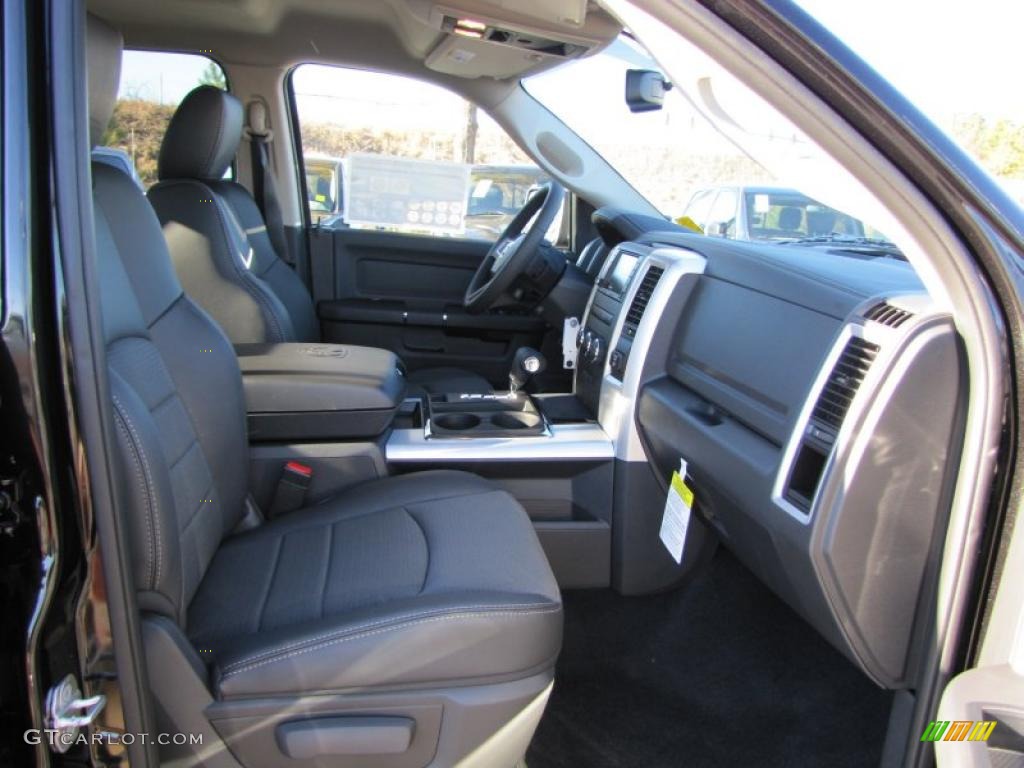 2011 Ram 1500 Sport Crew Cab - Brilliant Black Crystal Pearl / Dark Slate Gray photo #9