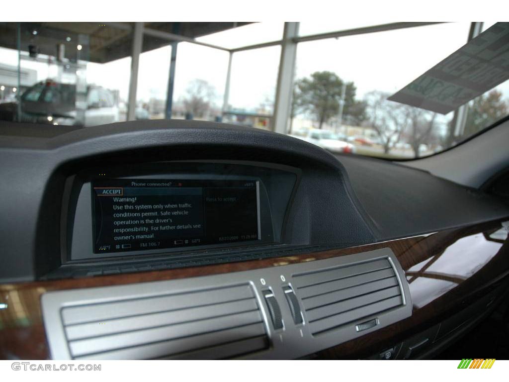 2006 7 Series 750i Sedan - Black Sapphire Metallic / Black Nasca Leather photo #19