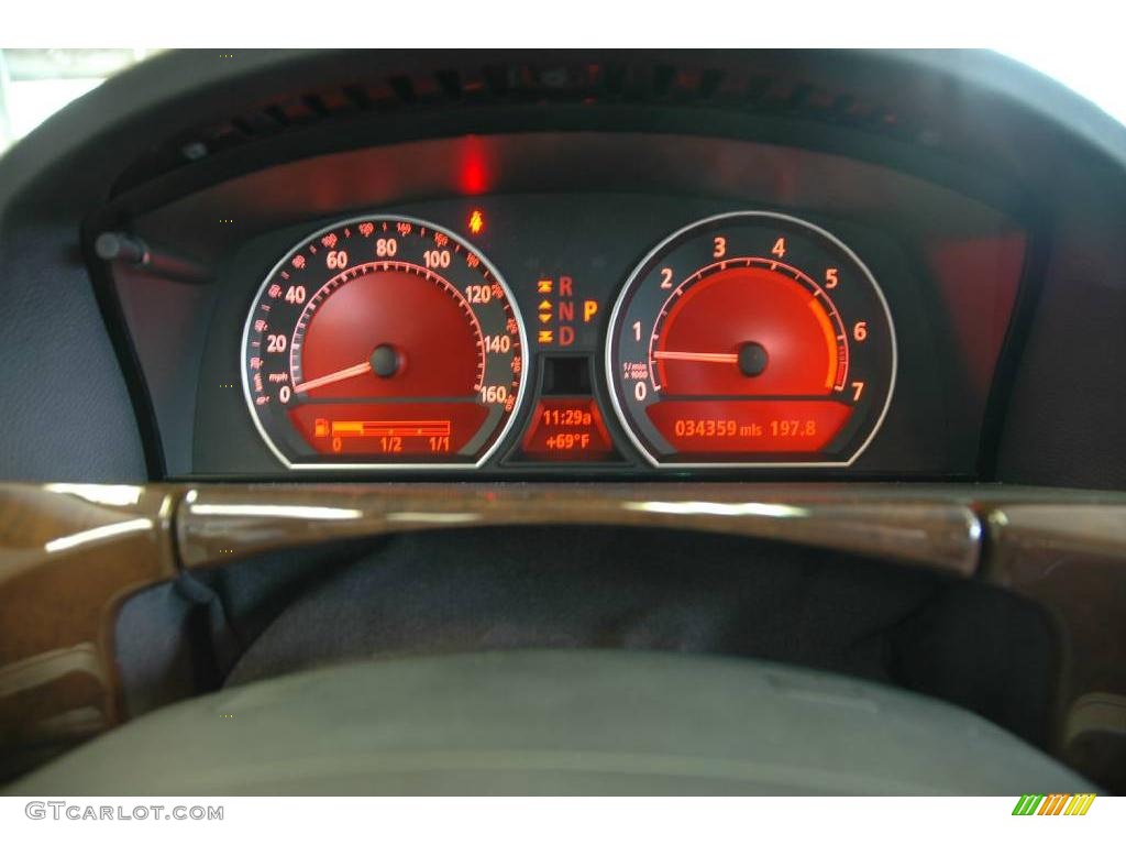 2006 7 Series 750i Sedan - Black Sapphire Metallic / Black Nasca Leather photo #21