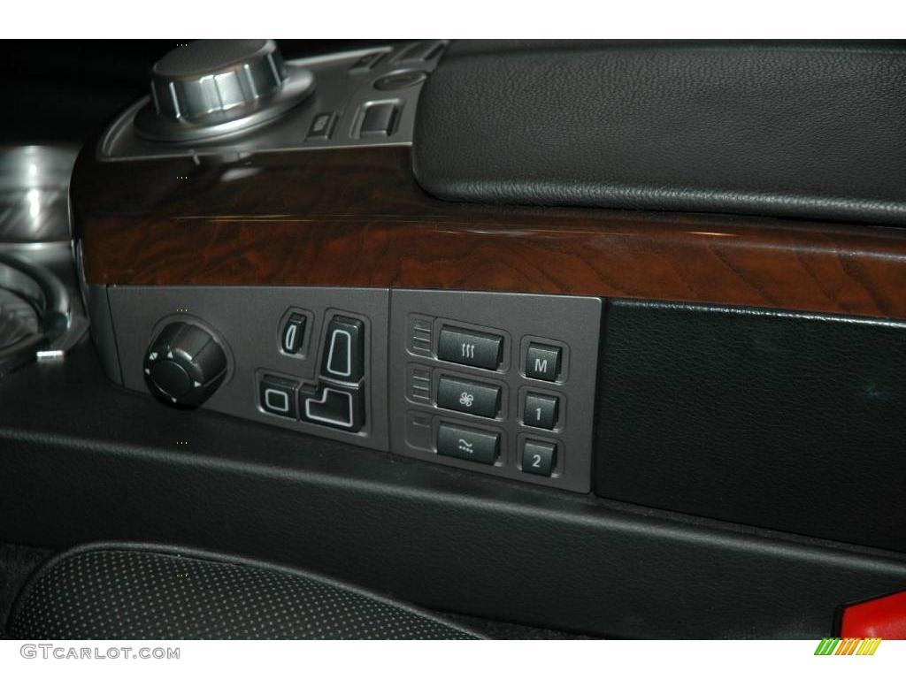 2006 7 Series 750i Sedan - Black Sapphire Metallic / Black Nasca Leather photo #23