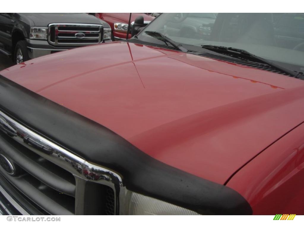 2000 F350 Super Duty Lariat Extended Cab 4x4 Dually - Red / Medium Parchment photo #7