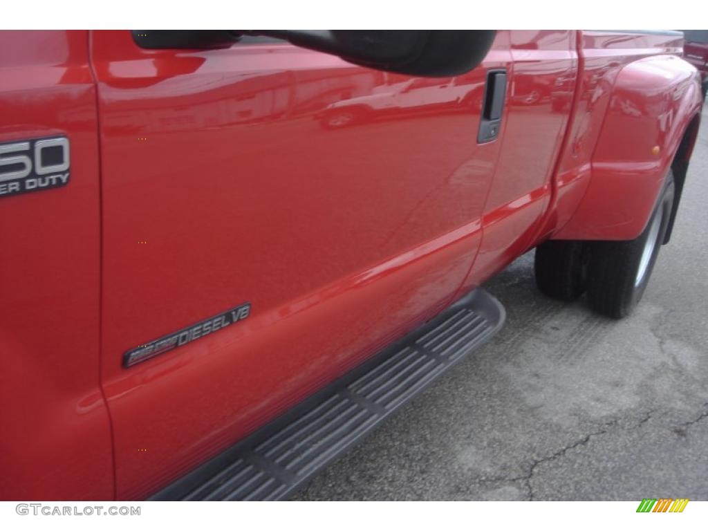2000 F350 Super Duty Lariat Extended Cab 4x4 Dually - Red / Medium Parchment photo #11