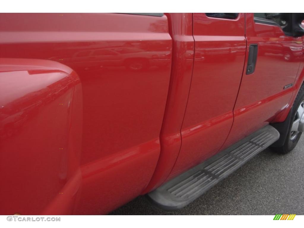 2000 F350 Super Duty Lariat Extended Cab 4x4 Dually - Red / Medium Parchment photo #30