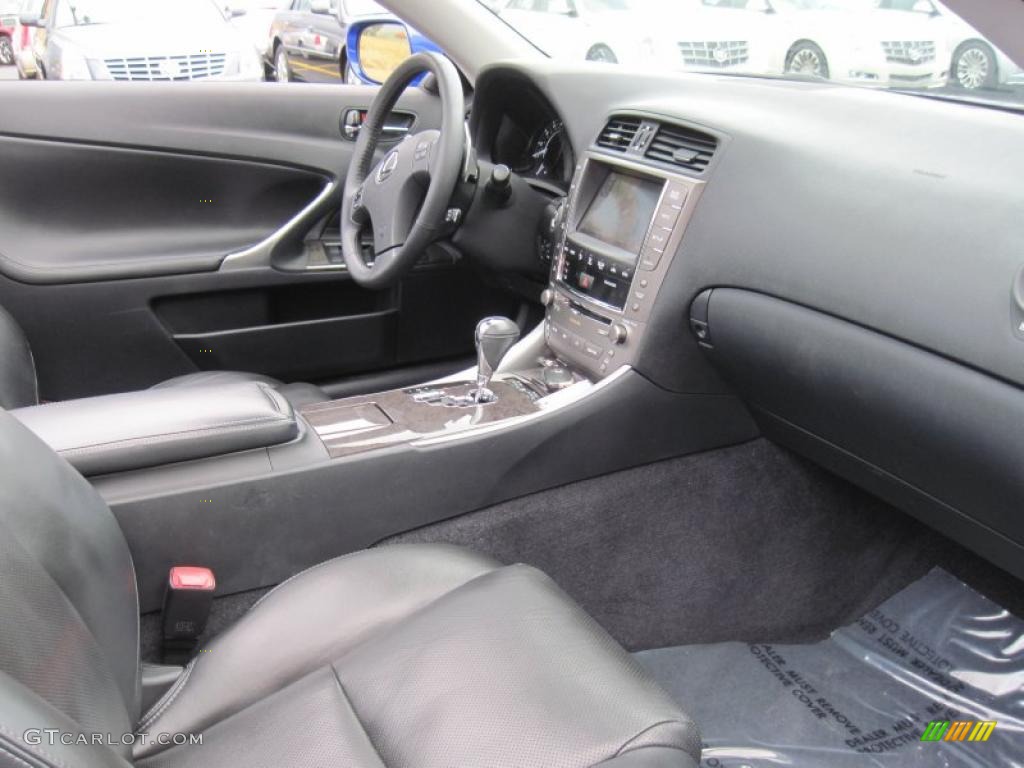Black Interior 2010 Lexus IS 250C Convertible Photo #42340952