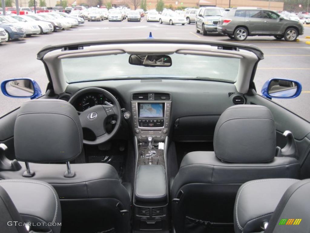 2010 Lexus IS 250C Convertible Black Dashboard Photo #42341044