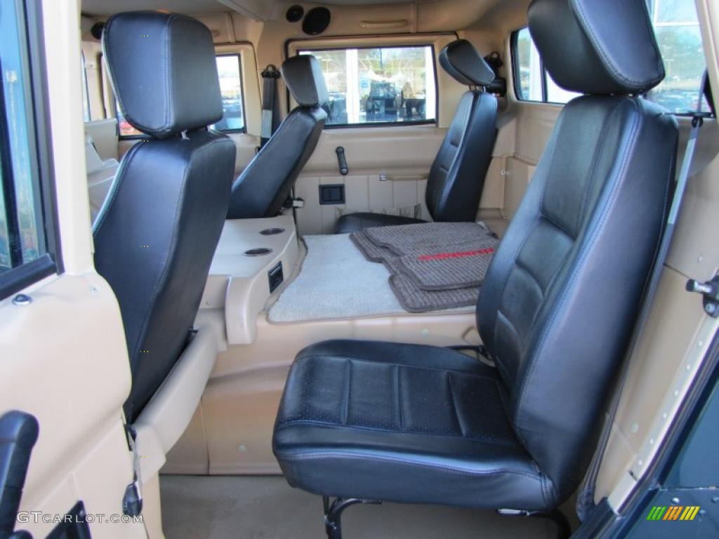 Black/Beige Interior 1993 Hummer H1 Hard Top Photo #42342096