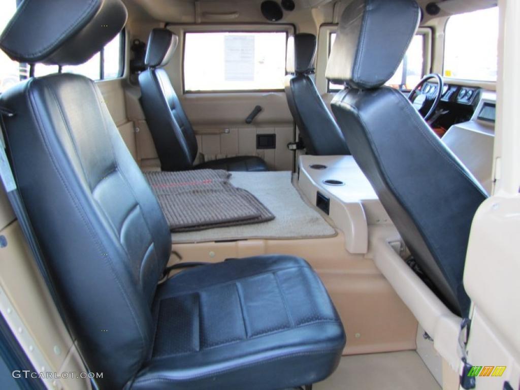 Black/Beige Interior 1993 Hummer H1 Hard Top Photo #42342124