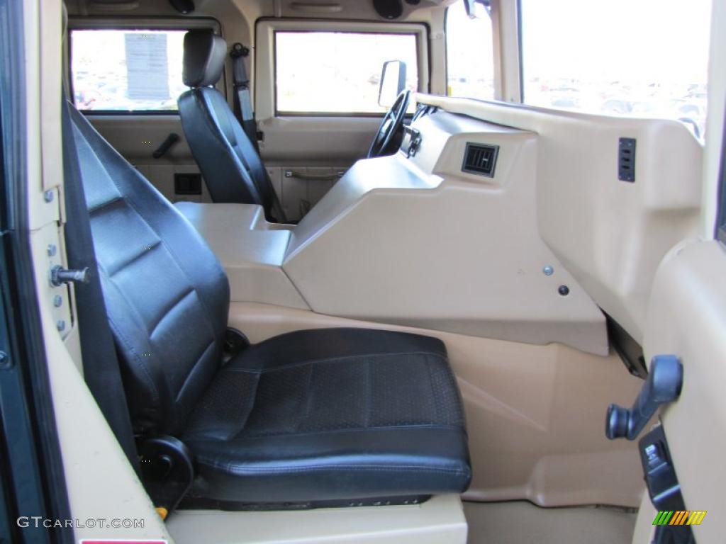 Black/Beige Interior 1993 Hummer H1 Hard Top Photo #42342158
