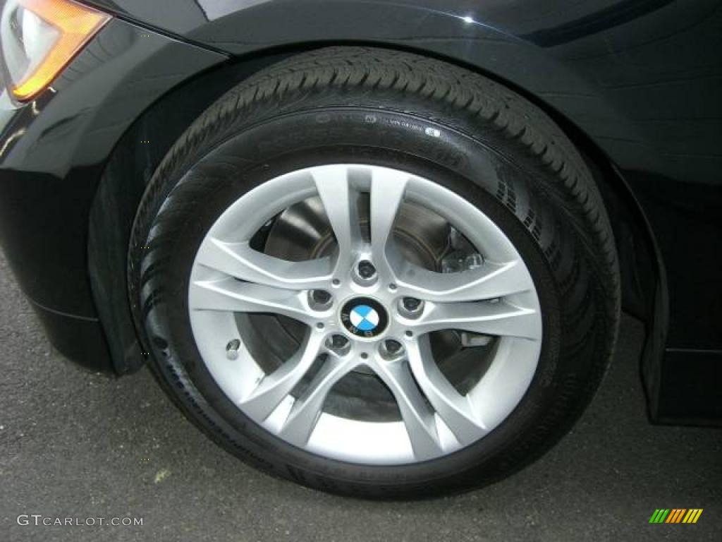 2008 3 Series 328i Sedan - Jet Black / Black photo #32