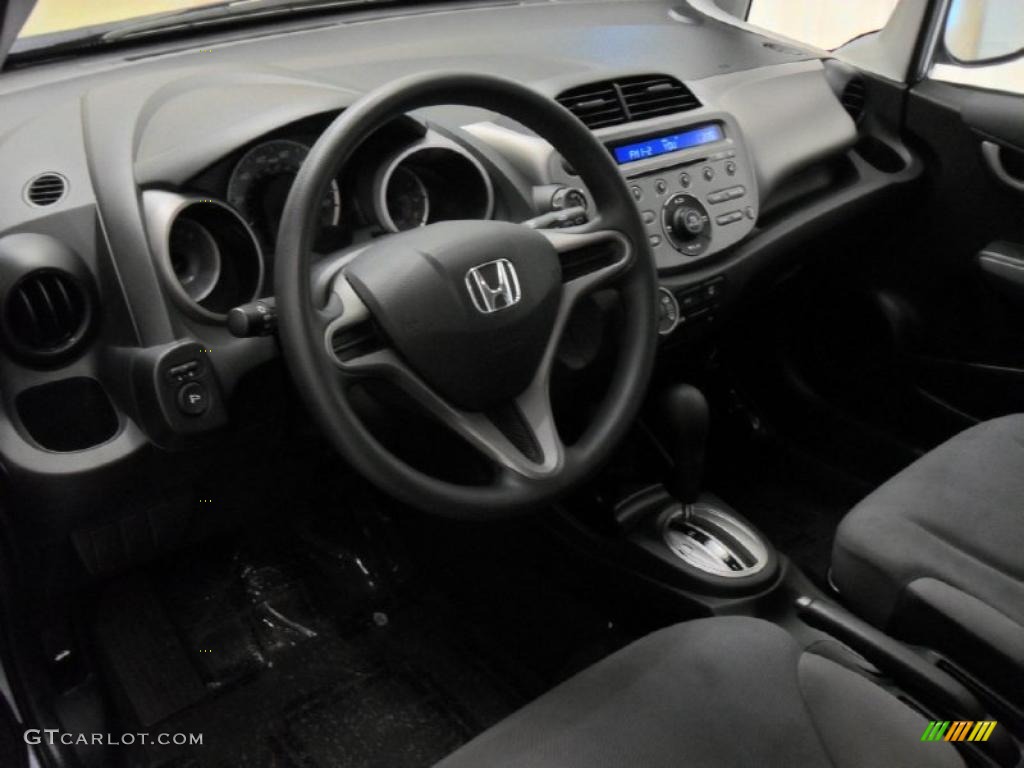 Gray Interior 2009 Honda Fit Standard Fit Model Photo #42342791