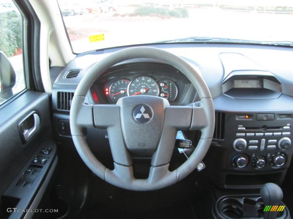 2007 Mitsubishi Endeavor LS Black Dashboard Photo #42342798